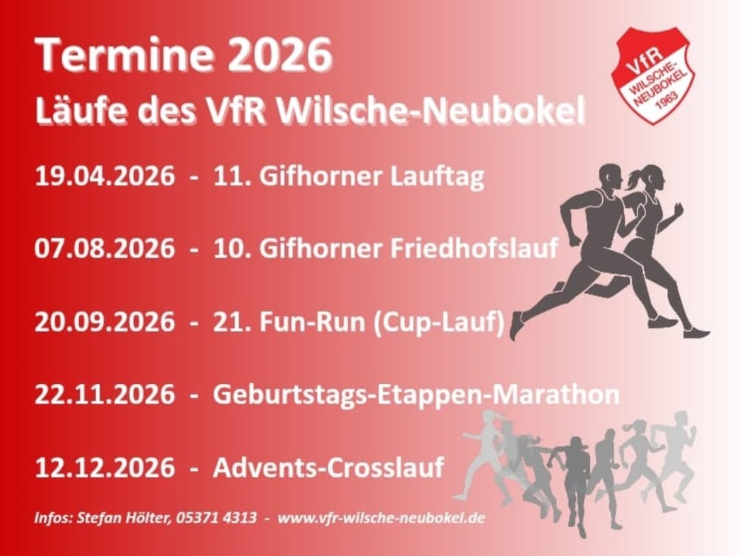 Lauftermine 2026
